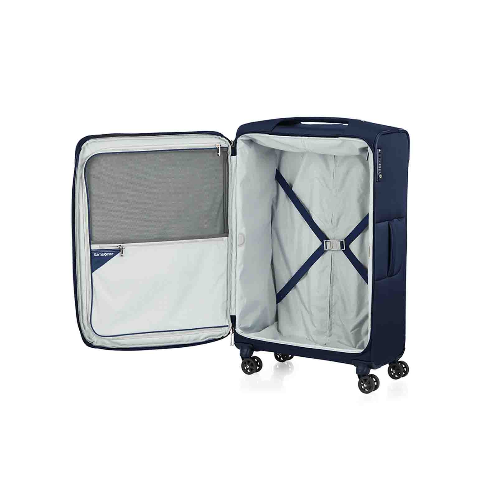 Samsonite-B-Lite-5-78cm-Suitcase-Navy-Open