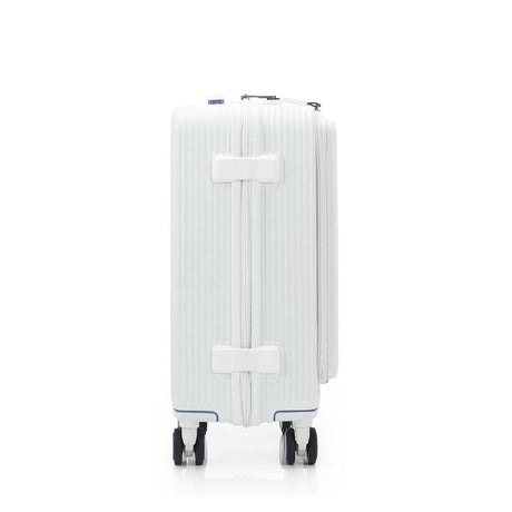 Samsonite-Beamix-55cm-Front-Pocket-Suitcase-White-Side
