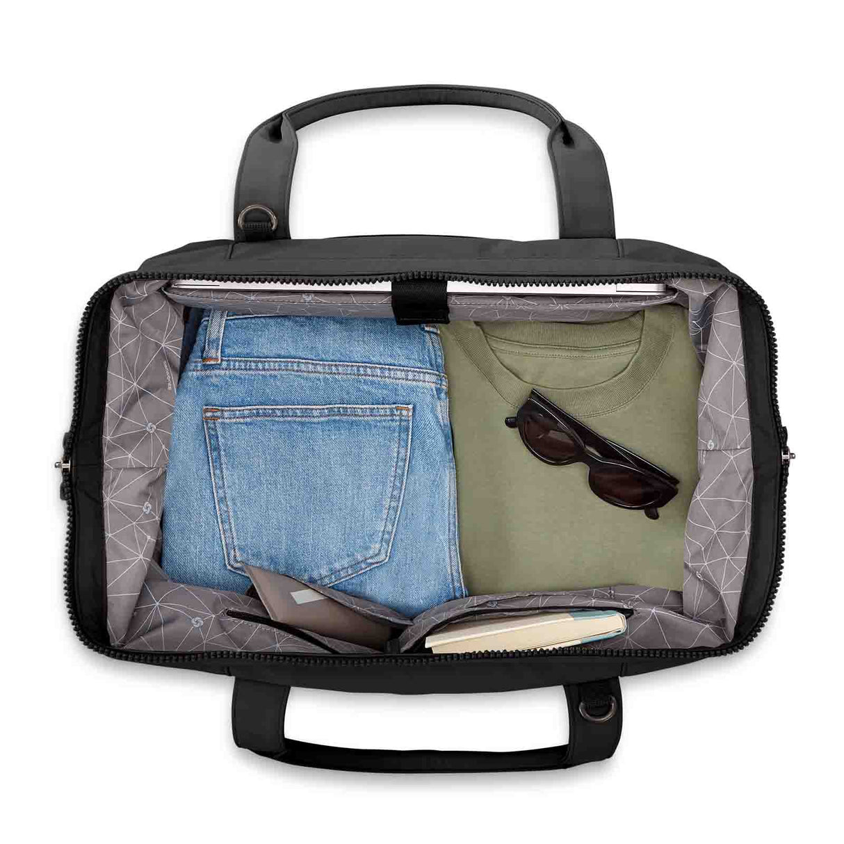 Samsonite-Beyond-Basic-Weekender-Black-Open