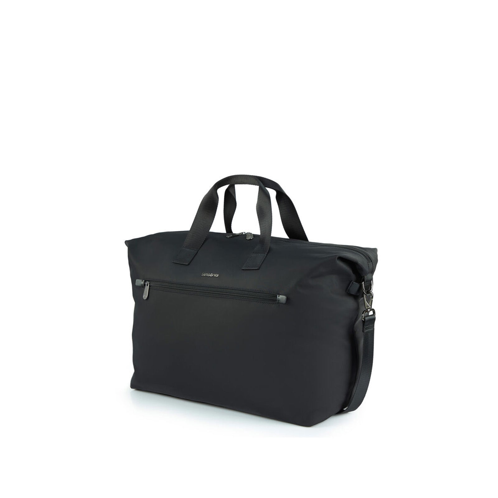 Samsonite-Boulevard-Classic-Duffel-Black-Front-Angle