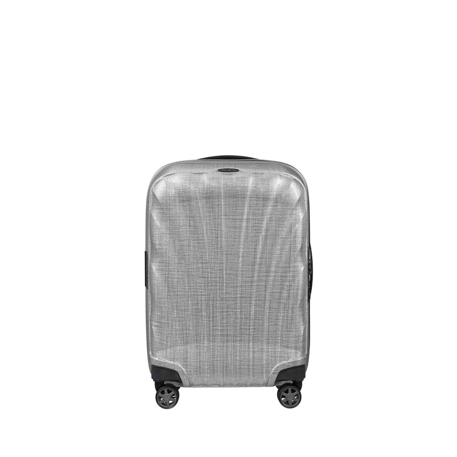 Samsonite-C-Lite-55cm-Exp-Suitcase-Aluminium-Front