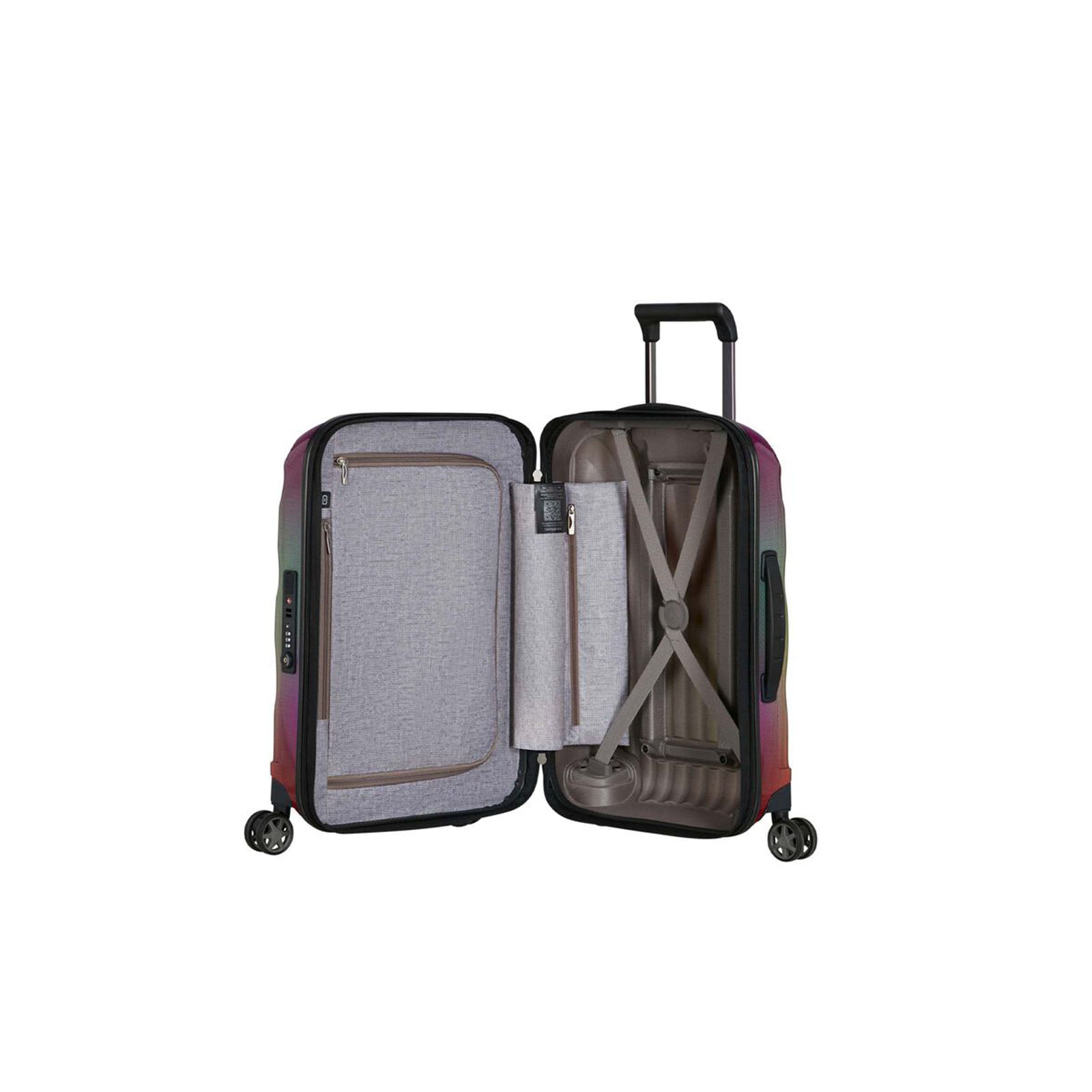 Samsonite-C-Lite-55cm-Exp-Suitcase-Colourburst-Open
