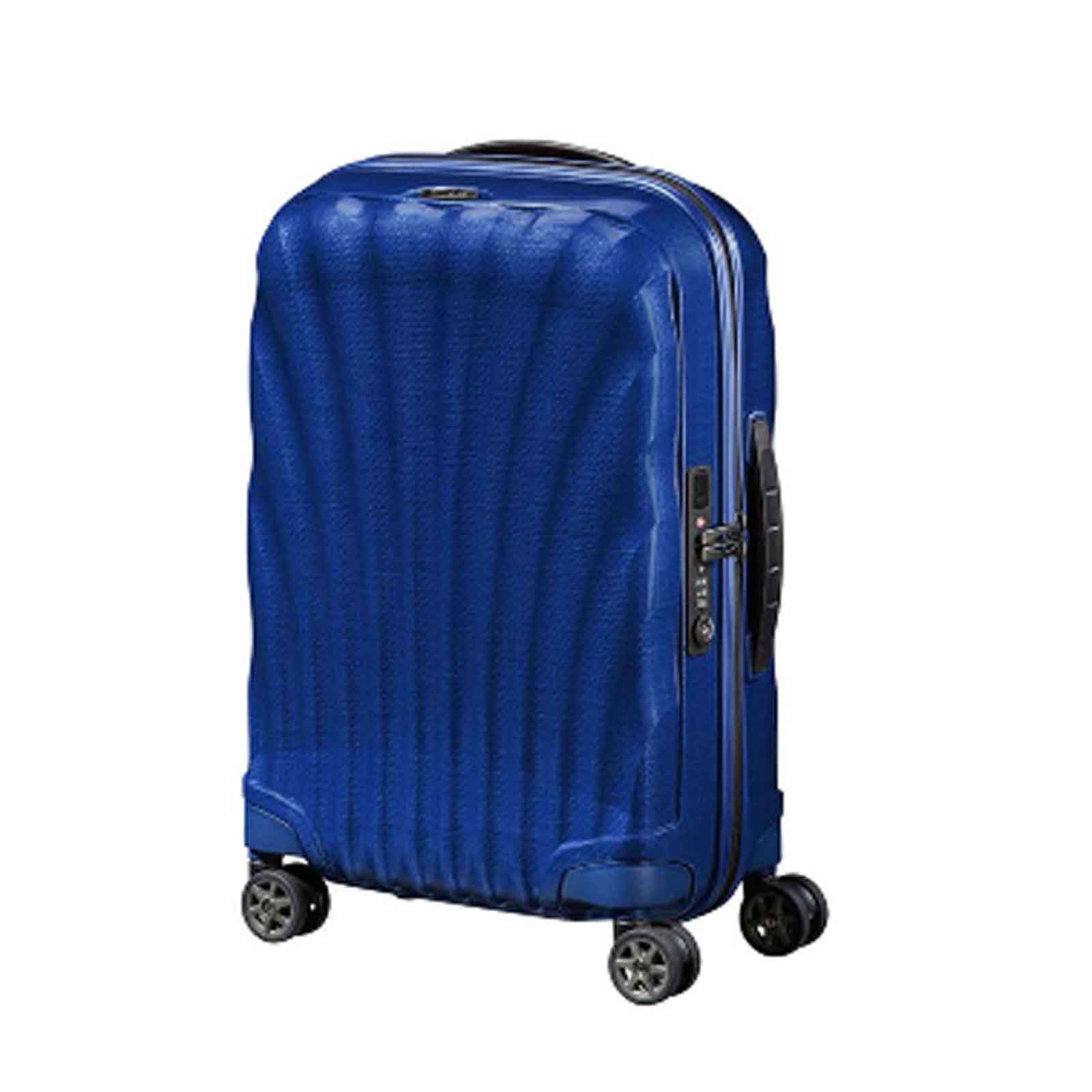 Samsonite-C-Lite-55cm-Suitcase-Deep-Blue-Front-Angle