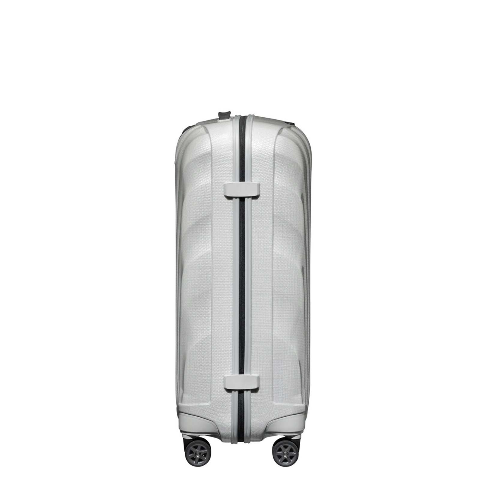 Samsonite-C-Lite-69cm-Suitcase-Midnight-Off-White-Side