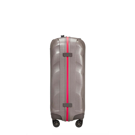 Samsonite-C-Lite-69cm-Suitcase-Pearl-Fuchsia-Side