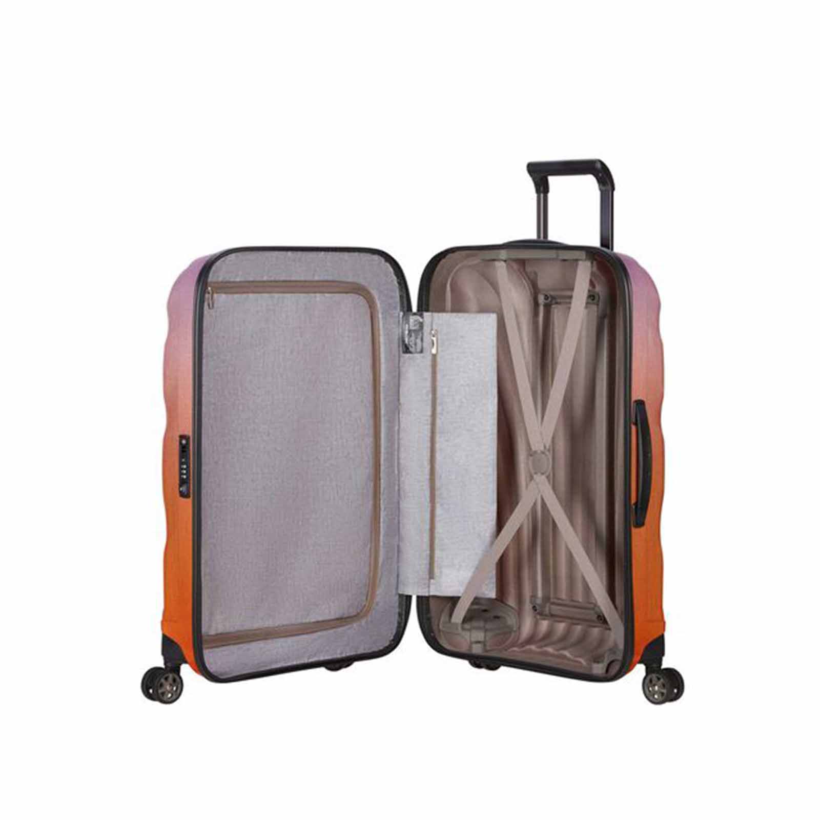 Samsonite-C-Lite-69cm-Suitcase-Sunset-Open