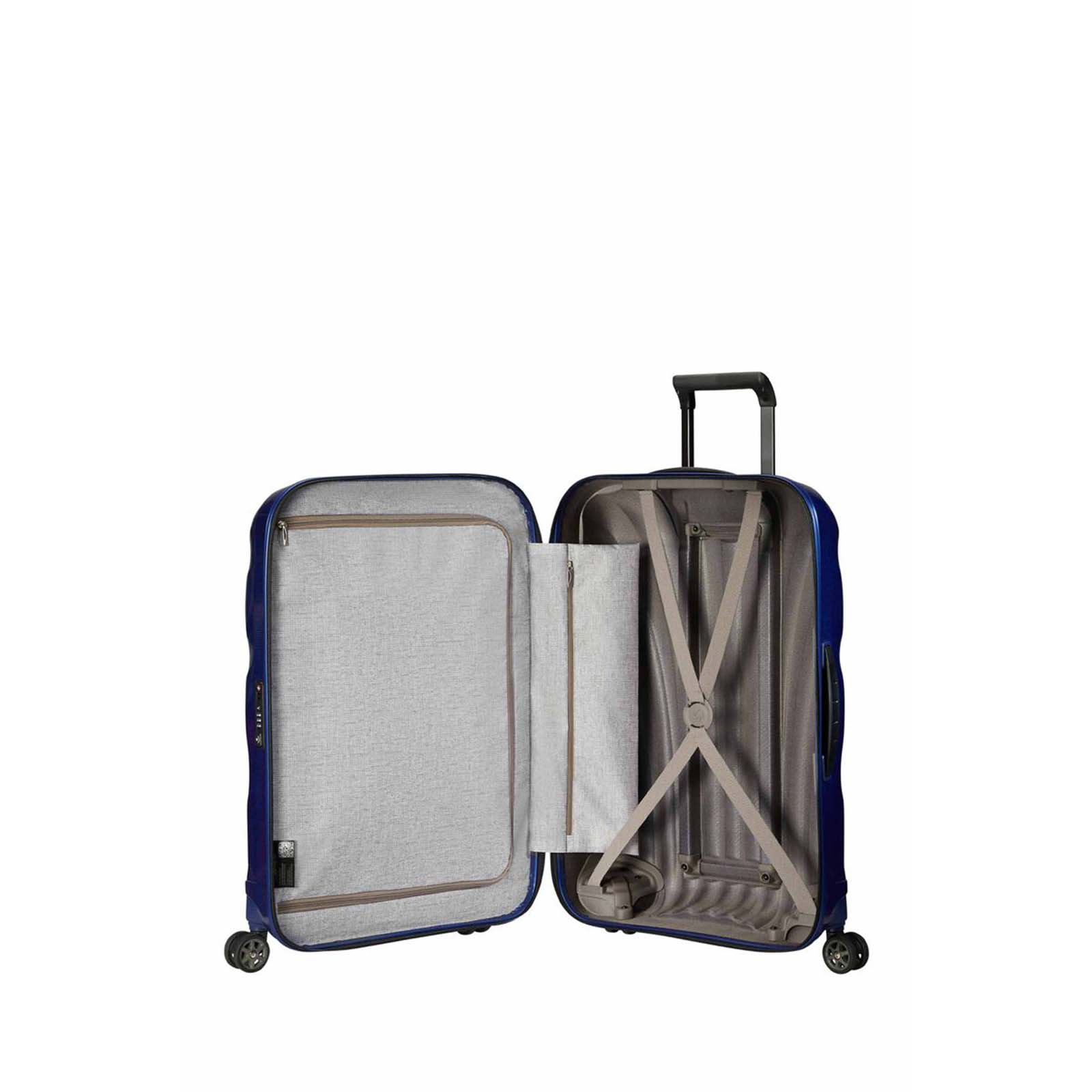 Samsonite-C-Lite-75cm-Suitcase-Deep-Blue-Open