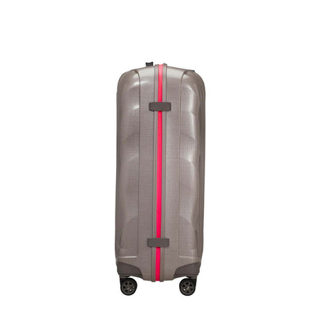 Samsonite-C-Lite-75cm-Suitcase-Pearl-Fuchsia-Side