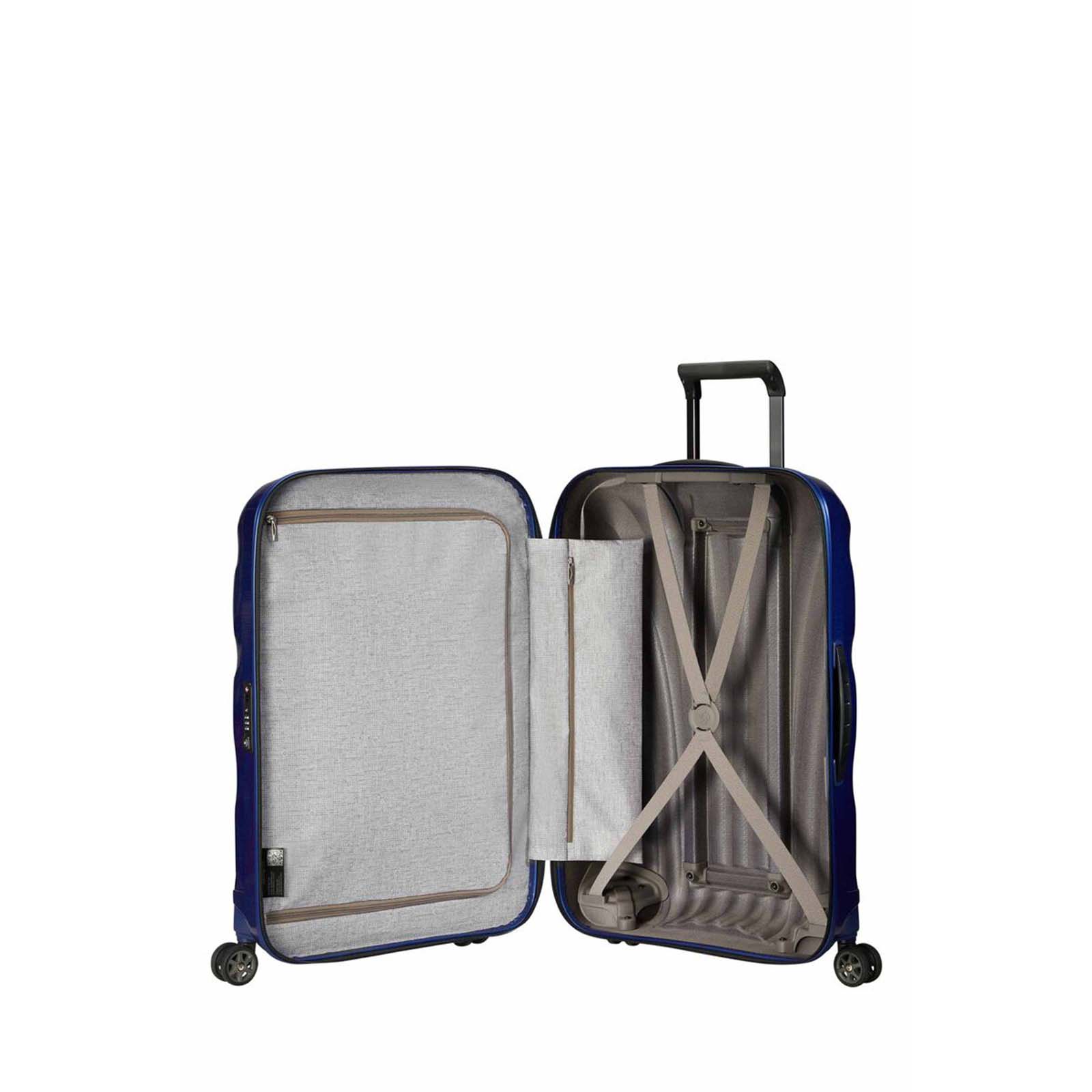 Samsonite-C-Lite-81cm-Suitcase-Deep-Blue-Open