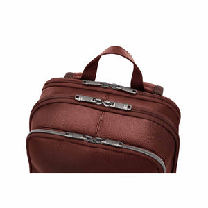 Samsonite-Classic-Leather-14-Inch-Laptop-Backpack-Mahogany-Top-Detail