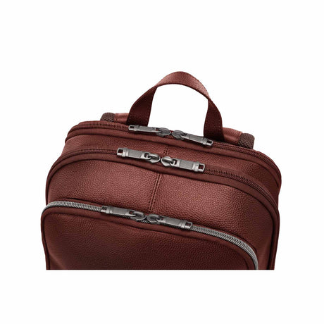 Samsonite-Classic-Leather-14-Inch-Laptop-Backpack-Mahogany-Top-Detail