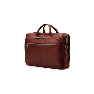 Samsonite-Classic-Leather-15-Inch-Top-Loader-Mahogany-Front-Angle