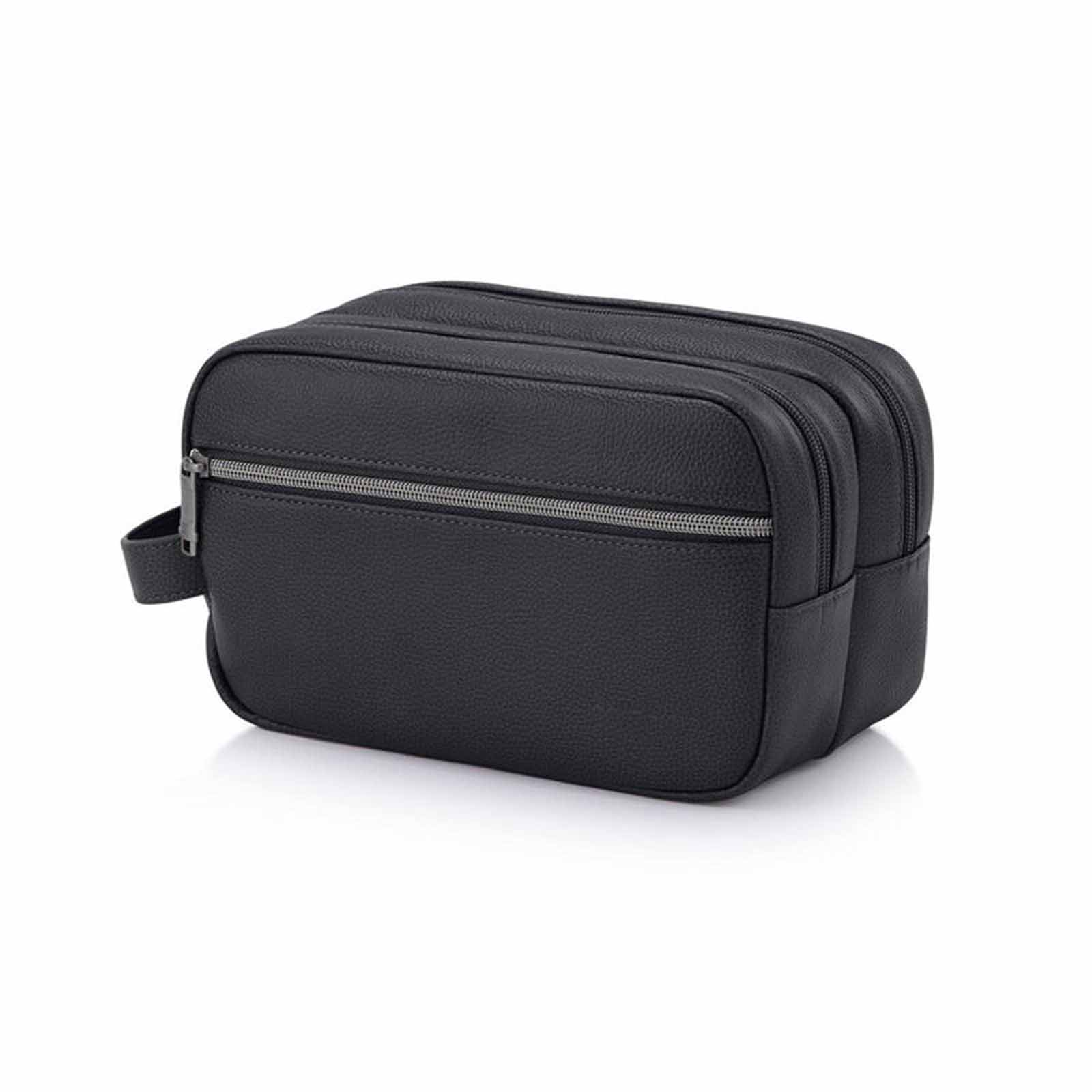 Samsonite-Classic-Leather-Toiletry-Kit-Black-Angle