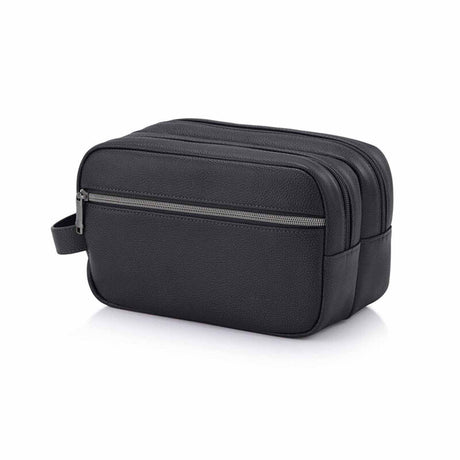 Samsonite-Classic-Leather-Toiletry-Kit-Black-Angle