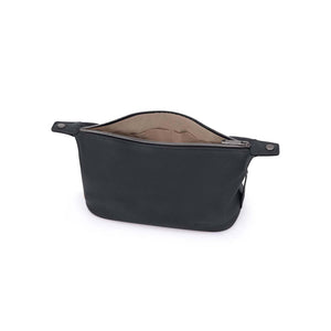 Samsonite-Classic-Leather-Wash-Bag-Black-Open