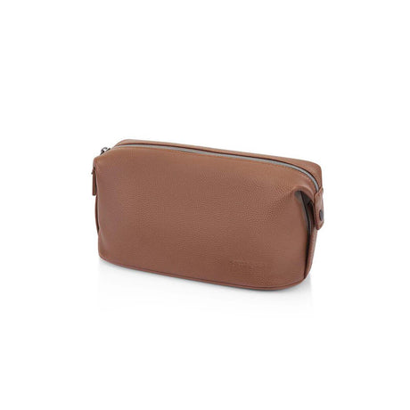 Samsonite-Classic-Leather-Wash-Bag-Cognac-Angle