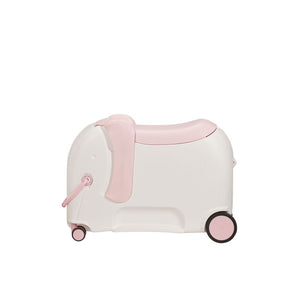 Samsonite-Dream-Rider-Dlx-Ride-On-Suitcase-Elephant-Peachy-Side-Left