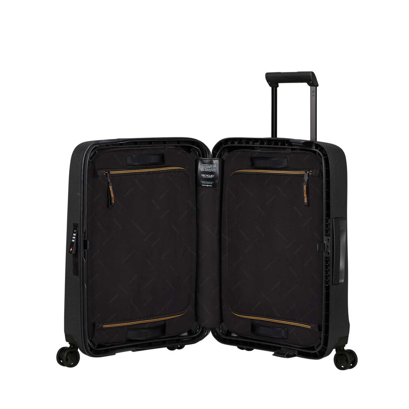 Samsonite-Essens-69cm-Suitcase-Graphite-Open