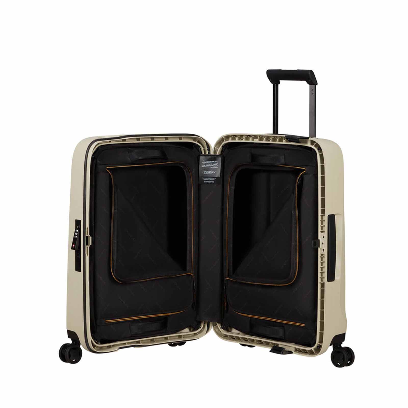 Samsonite-Essens-69cm-Suitcase-Warm-Neutral-Open