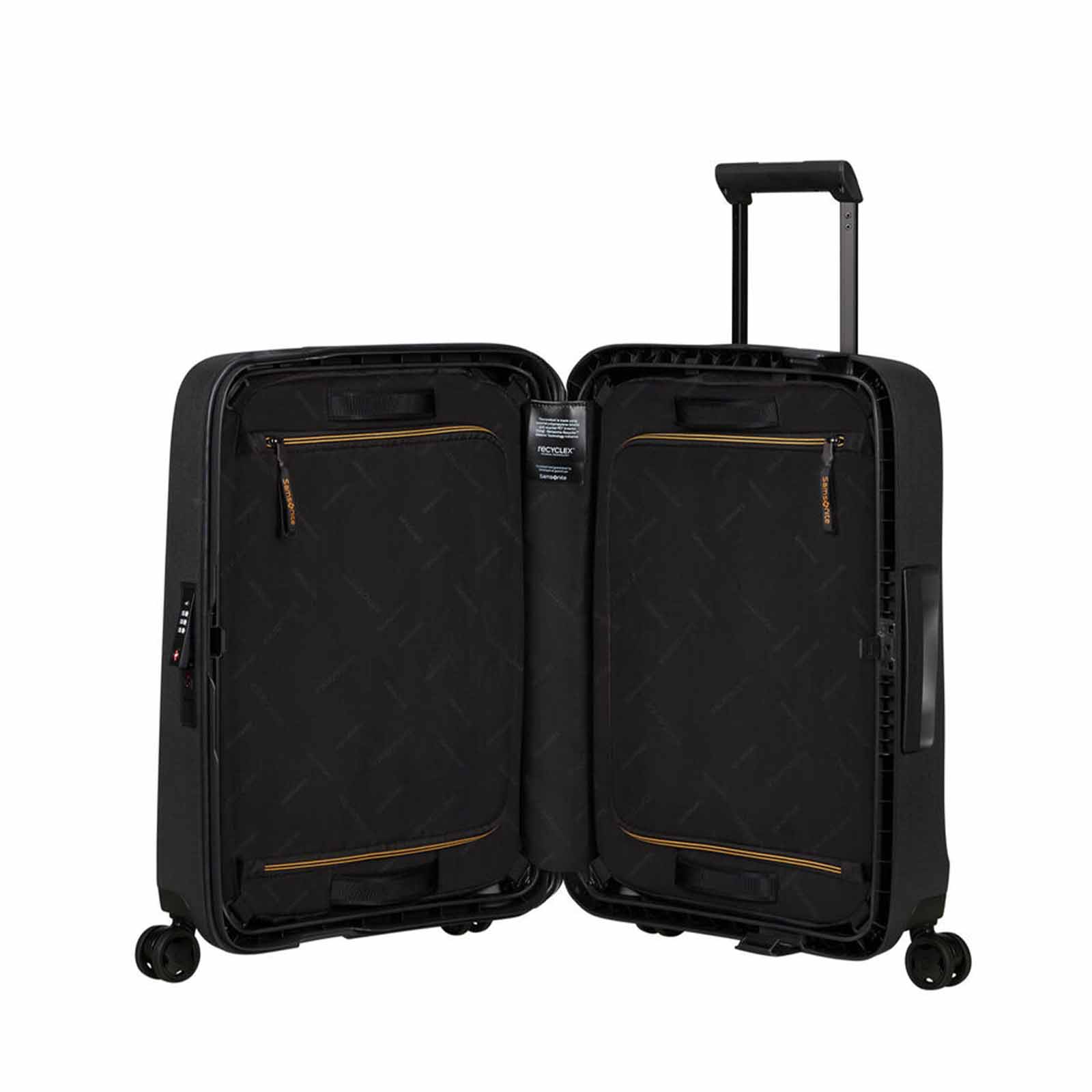 Samsonite-Essens-81cm-Suitcase-Graphite-Open