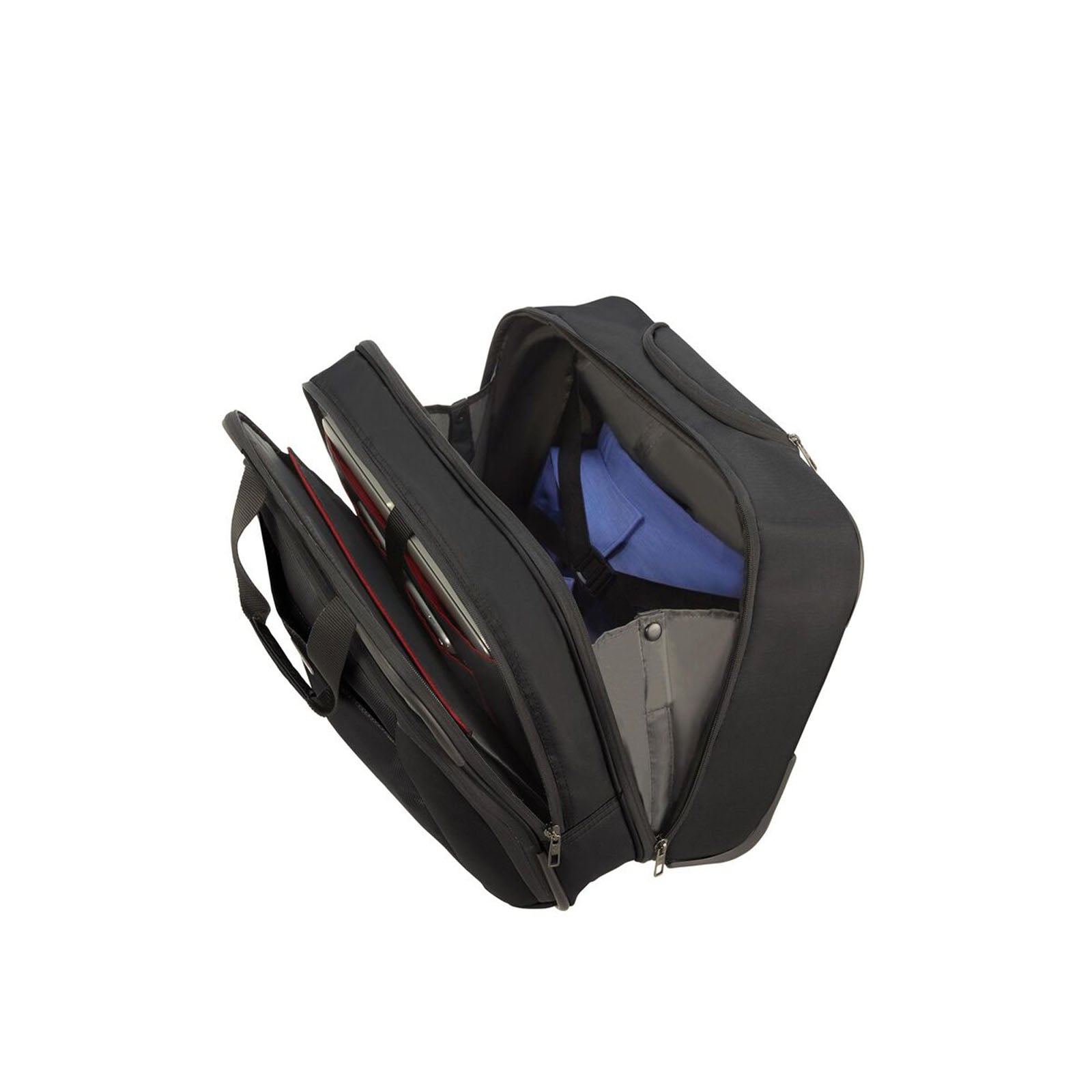 Samsonite-Guardit-3-17-Inch-Rolling-Tote-Black-Open