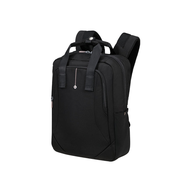 Samsonite-Guardit-Classy-2-Backpack-With-Handles-Black-Front-Angled