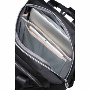 Samsonite-Guardit-Classy-2-Backpack-With-Handles-Black-Open-Laptop