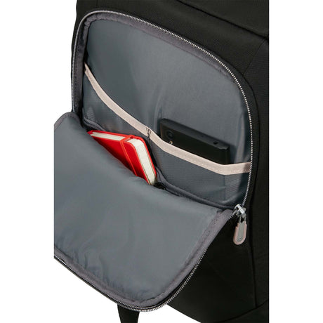 Samsonite-Guardit-Classy-2-Backpack-With-Handles-Black-Open-Organizer