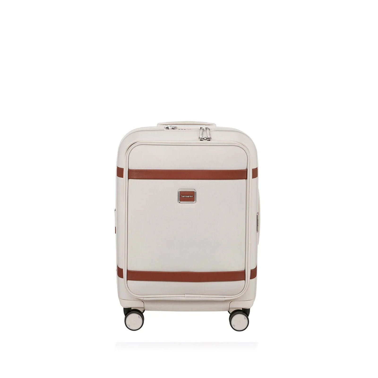 Samsonite-Image-55cm-Suitcase-Ivory-Front
