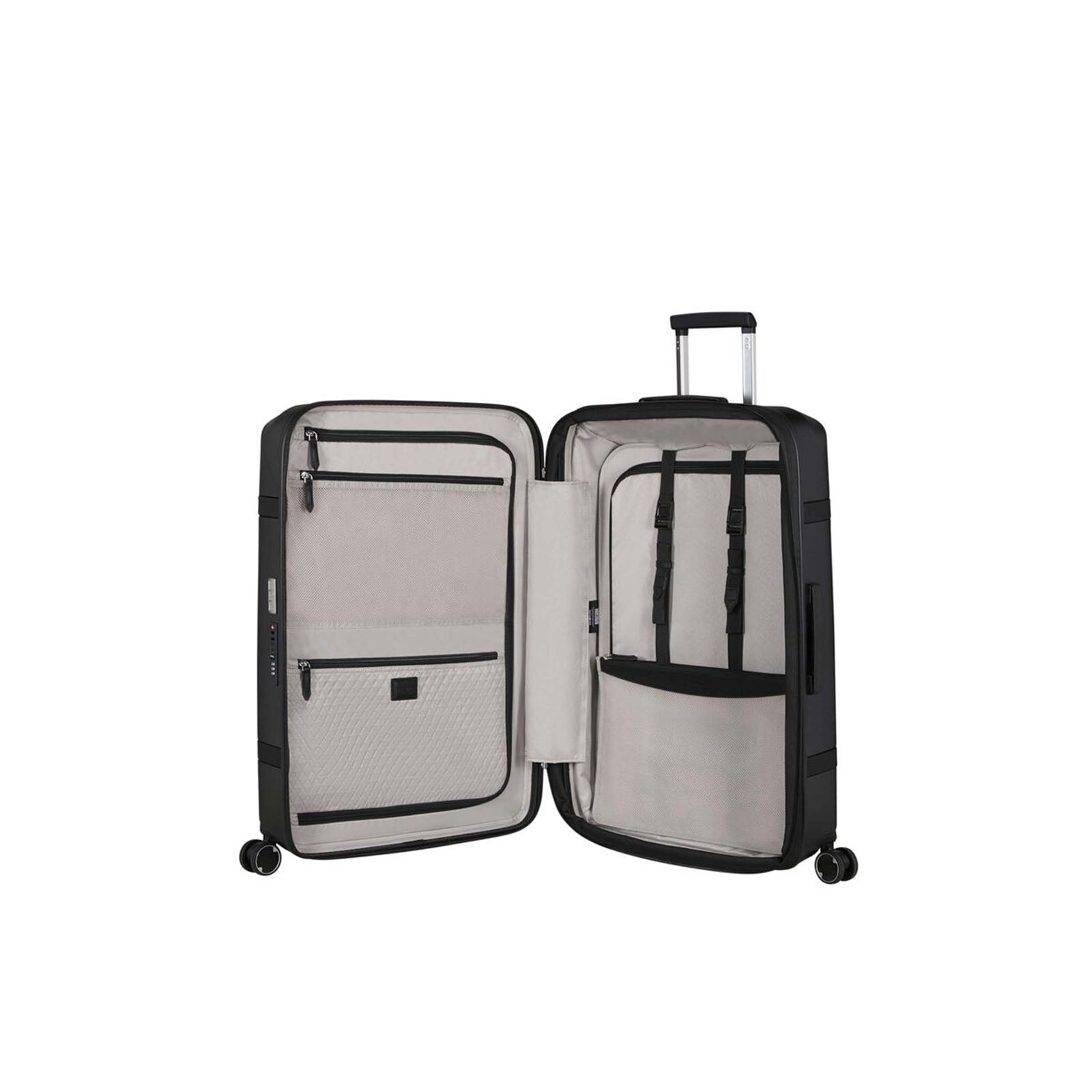 Samsonite-Image-75cm-Suitcase-Black-Open