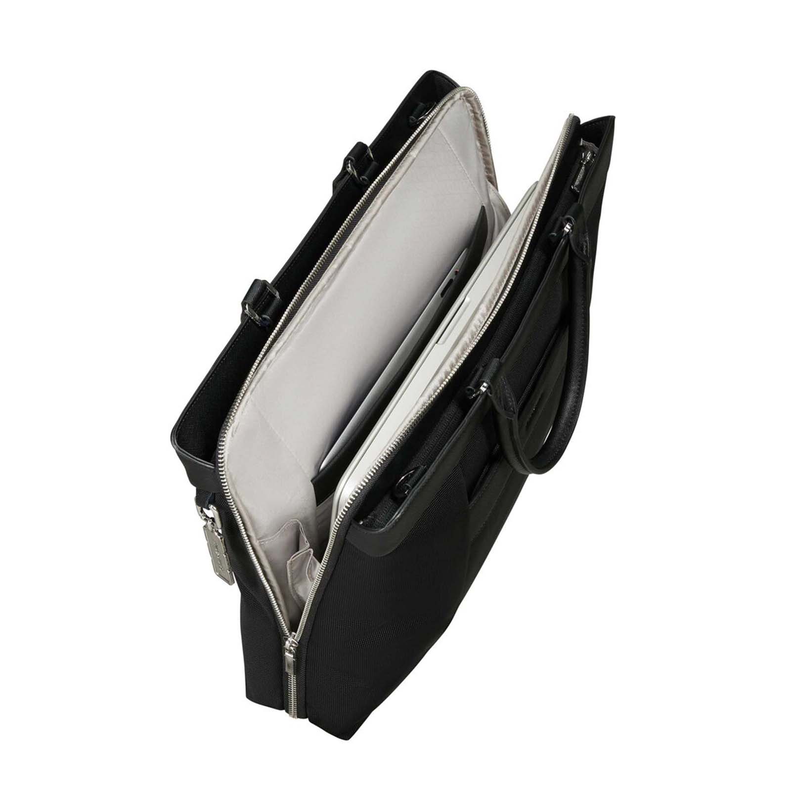 Samsonite-Image-Biz-15-Inch-Laptop-Briefcase-Black-Open