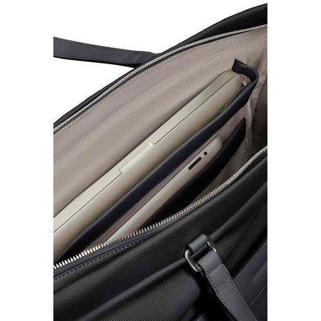 Samsonite-Image-Biz-Carry-On-Travel-Tote-Black-Open