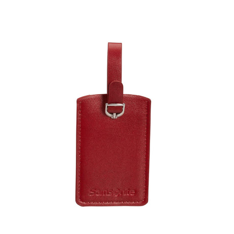 Samsonite-Leather-Luggage-Id-Tag-Set-Of-2-Red-Front