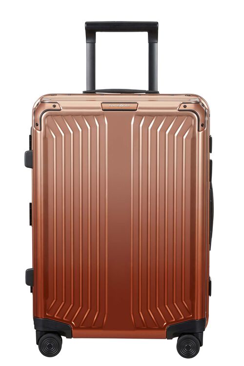 Samsonite-Lite-Box-Alu-55cm-Suitcase-Gradient-Copper-Front