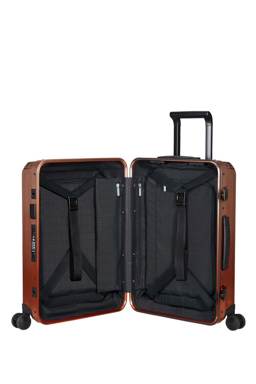 Samsonite-Lite-Box-Alu-55cm-Suitcase-Gradient-Copper-Open