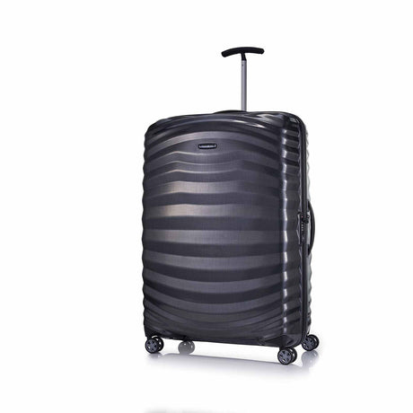 Samsonite-Lite-Shock-Sport-81cm-Suitcase-Black-Front-Angle