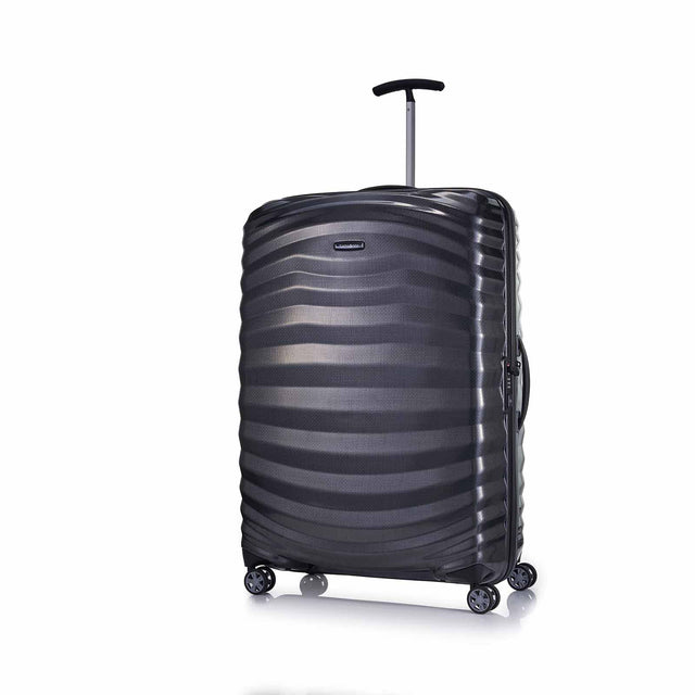 Samsonite-Lite-Shock-Sport-81cm-Suitcase-Black-Front-Angle