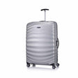 Samsonite-Lite-Shock-Sport-81cm-Suitcase-Silver-Front-Angle