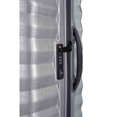 Samsonite-Lite-Shock-Sport-81cm-Suitcase-Silver-Lock