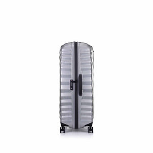Samsonite-Lite-Shock-Sport-81cm-Suitcase-Silver-Side-Handle