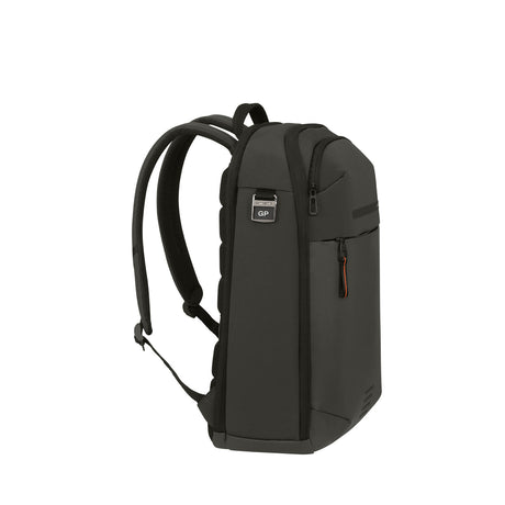 Dark Green backpack with a visible brand logo on a white background