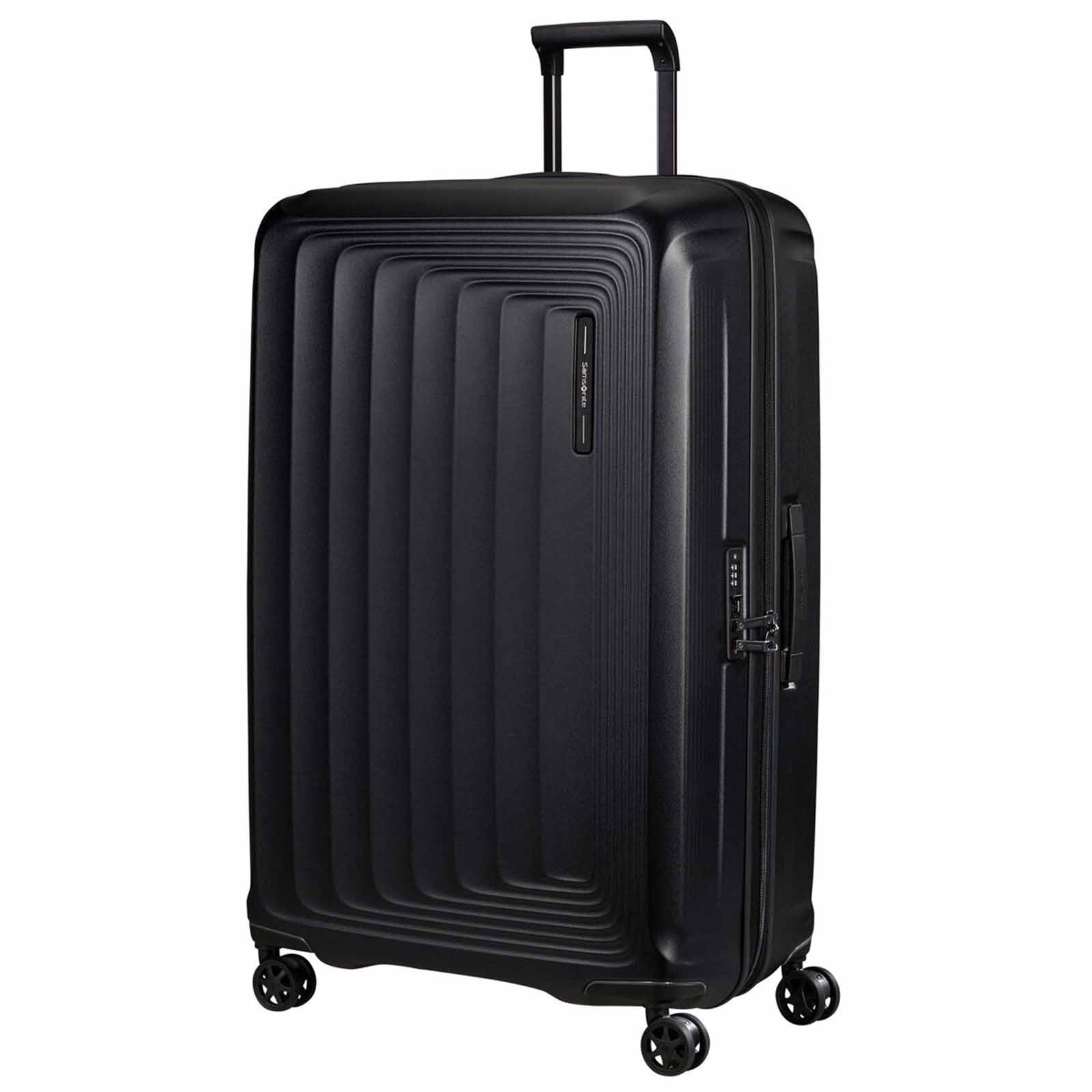 Samsonite-Nuon-81cm-Suitcase-Matt-Graphite-Front-Angle