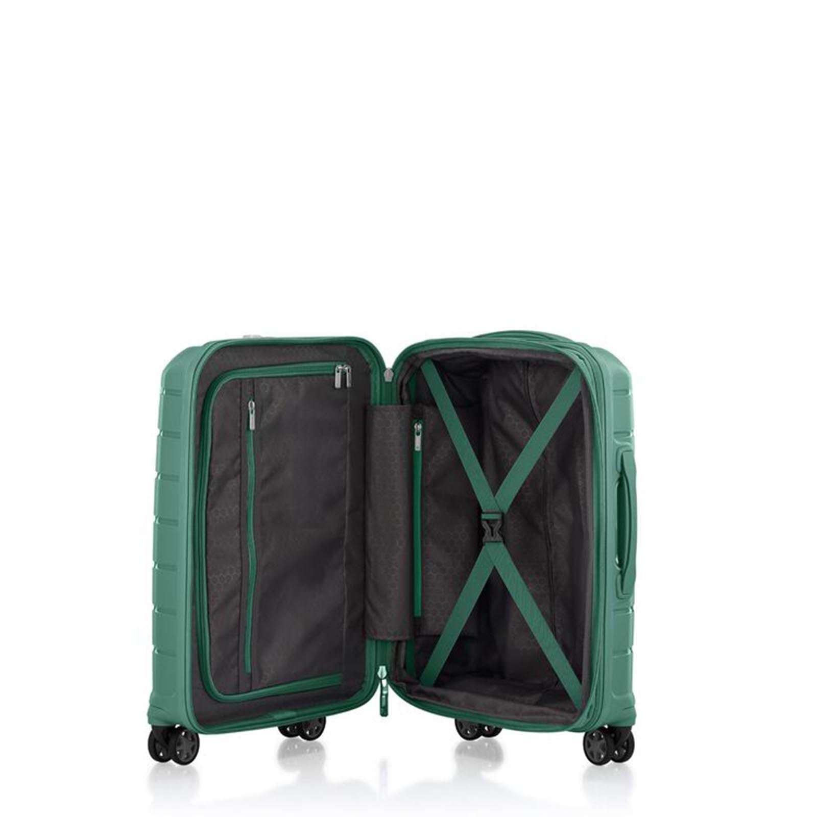 Samsonite-Oc2lite-55cm-Carry-On-Suitcase-Hunter-Green-Interior