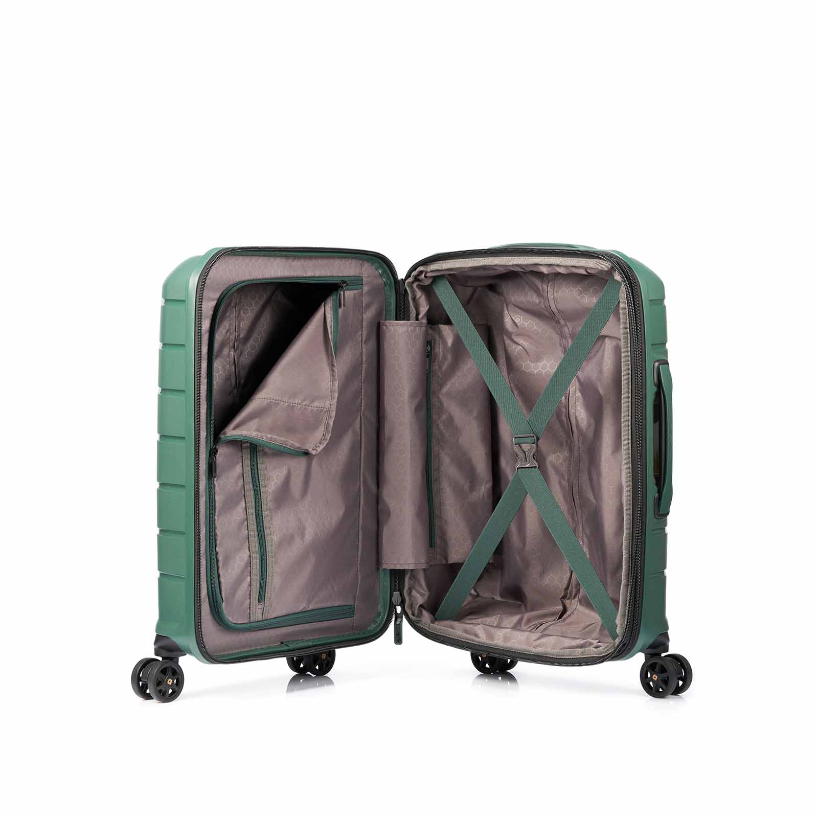 Samsonite-Oc2lite-55cm-Carry-On-Suitcase-Urban-Green-Open
