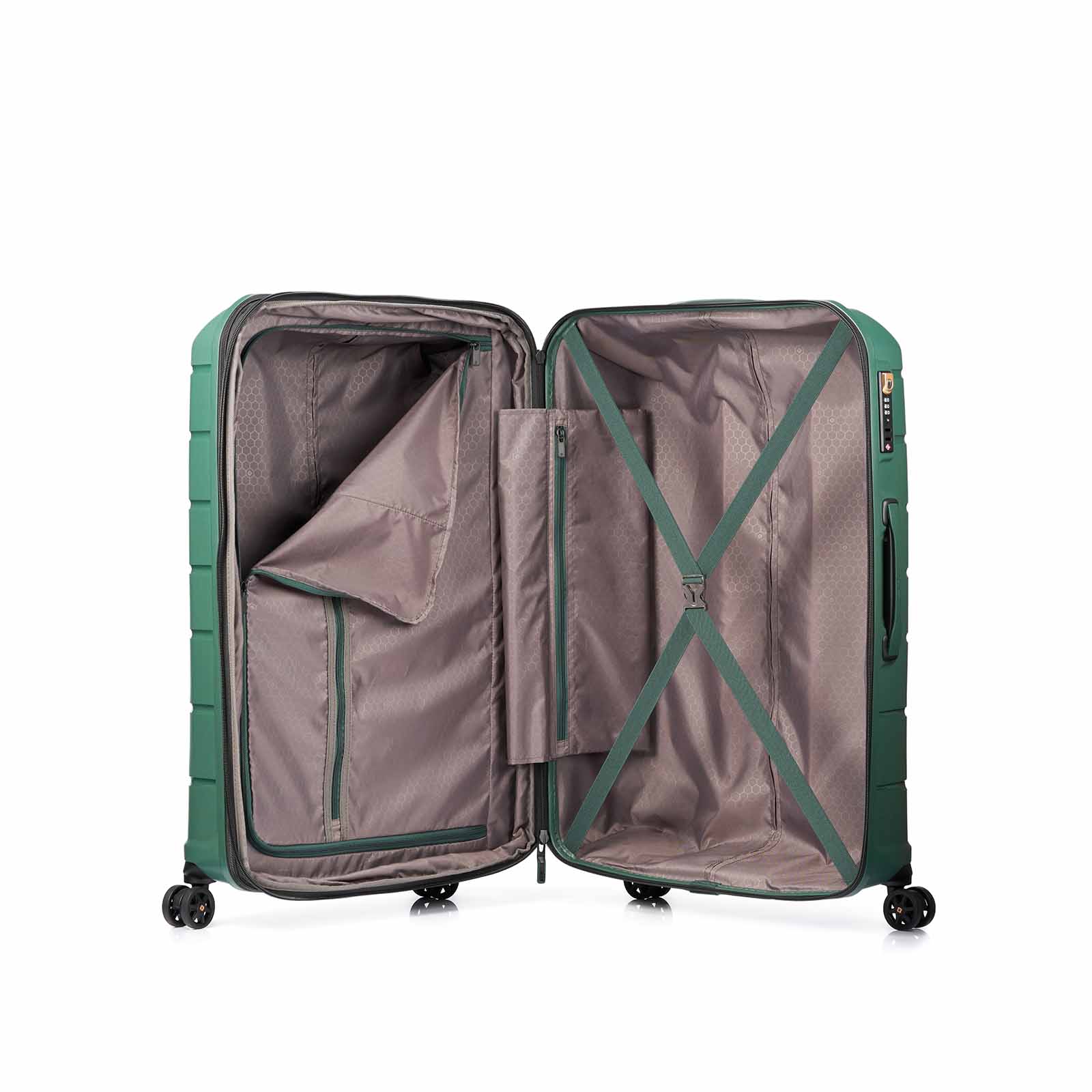 Samsonite-Oc2lite-75cm-Suitcase-Urban-Green-Open