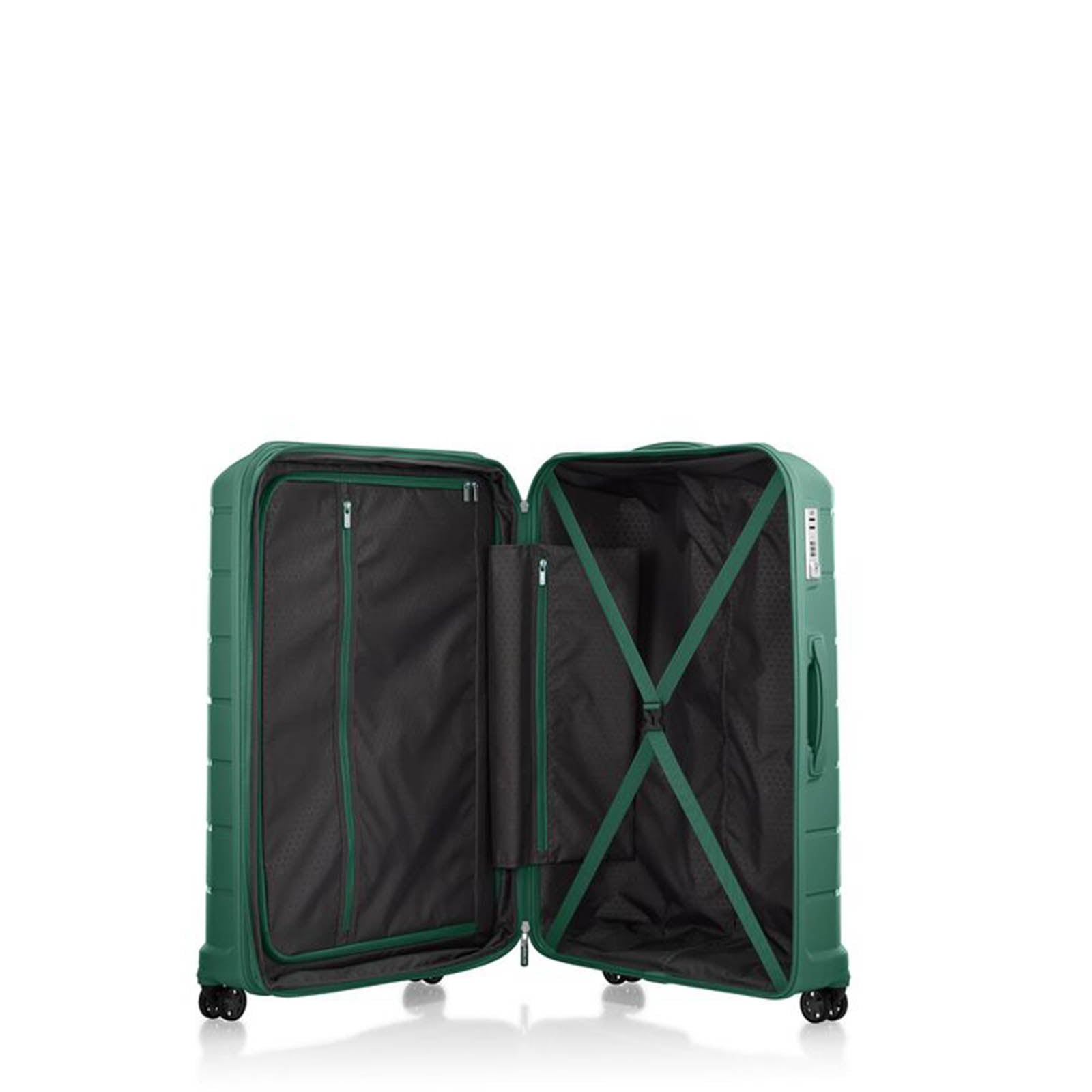 Samsonite-Oc2lite-81cm-Suitcase-Hunter-Green-Interior
