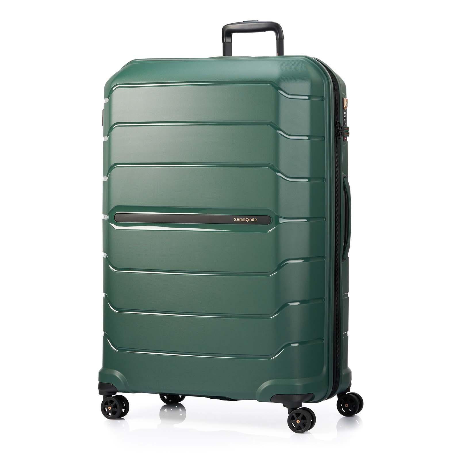 Samsonite-Oc2lite-81cm-Suitcase-Urban-Green-Front-Angle