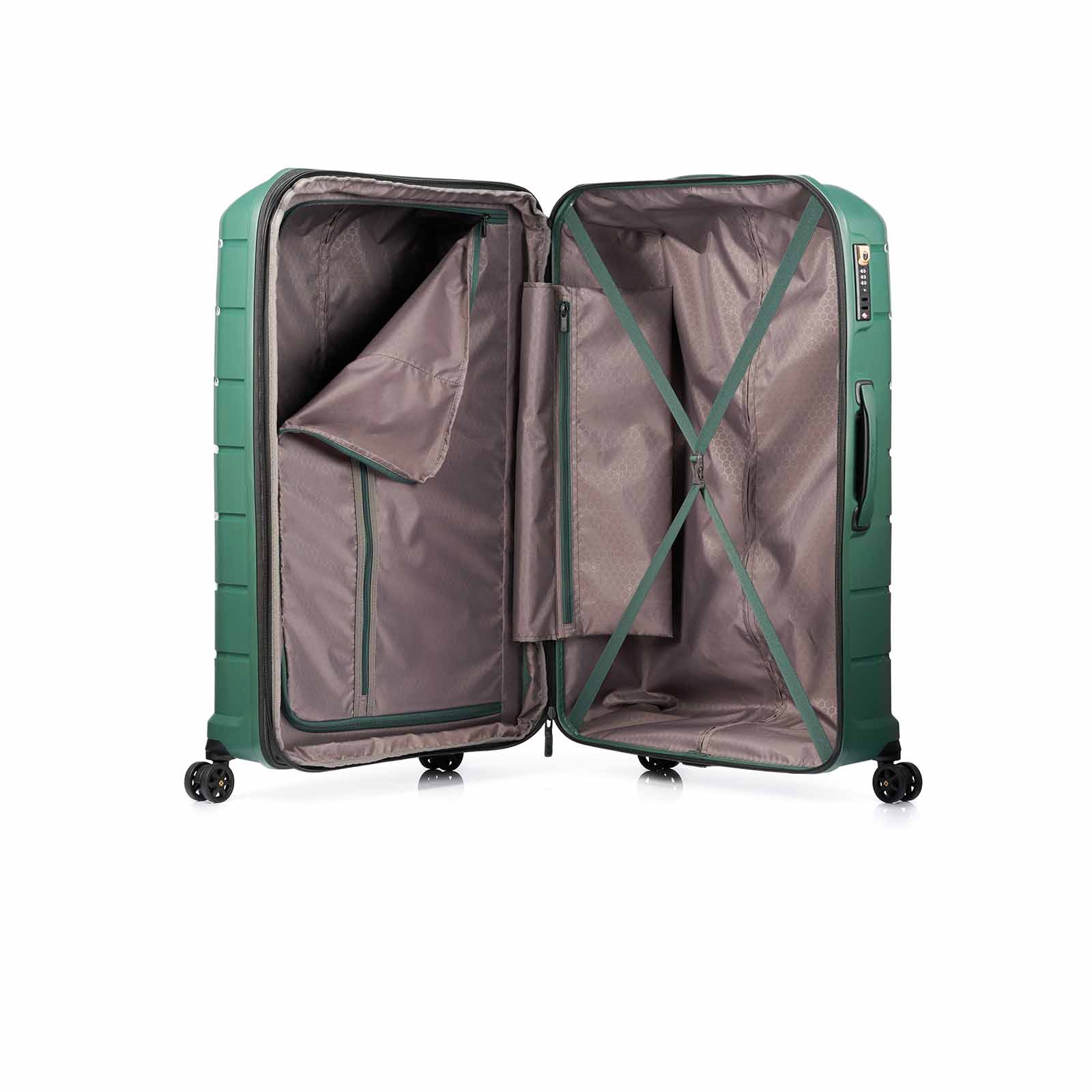Samsonite-Oc2lite-81cm-Suitcase-Urban-Green-Open