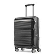Samsonite-Paralux-55cm-Carry-On-Suitcase-Black-Angle