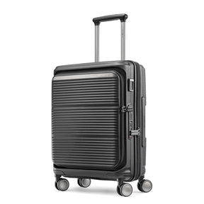 Samsonite-Paralux-55cm-Carry-On-Suitcase-Black-Angle